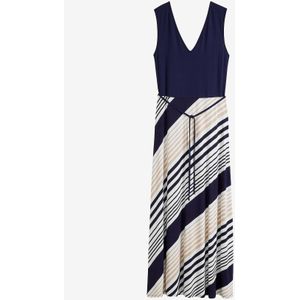 Maxi jurk van een zachte viscosemix