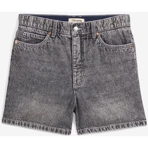 Korte Broeken - Hoge Taille - Losse 5-Pocket Shorts - Denim