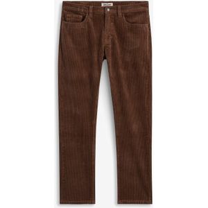 Regular fit stretch corduroy broek met comfort fit