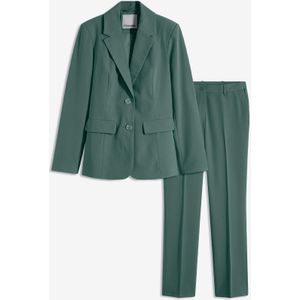 Broekpak Moeder Van De Bruid Jurk Elegant Vierkante Hals Tot De Grond Polyester Kant Lange Mouw Met Effen Kleur 2025 P17731416