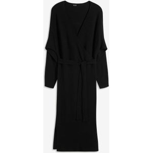 Gebreide jurk van soepele viscose