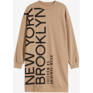 Oversized sweatjurk van een zachte katoenmix