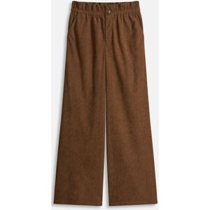 Corduroy broek met wijde pijpen