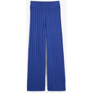 Gebreide instapbroek met kantpatroon