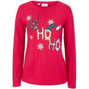 Longsleeve met kerstprint