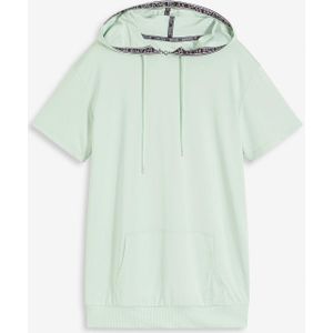 Oversized sportshirt met capuchon, sneldrogend