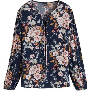 Gedessineerde blouse van viscose