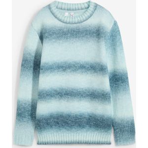 Grof gebreide trui in een zachte wolmix