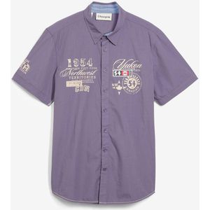 Overhemd met print slim fit