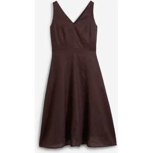 Midi jurk van linnen