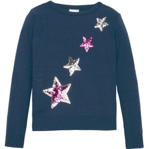 Fijn gebreide trui met pailletten