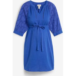 Mousseline zwangerschapsjurk van puur katoen