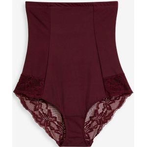 Sterk corrigerende hipster met kant, high waist