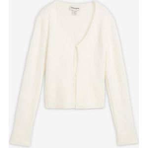 Fijngebreid vest van verengaren