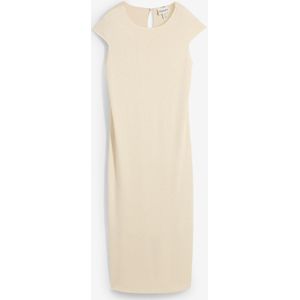 Midi jurk in gebreide look