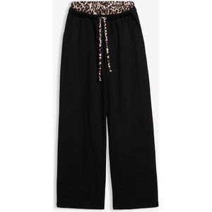 Sweatpants met contrasterende tailleband