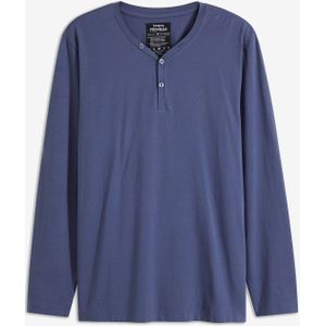 Essential Henley shirt van biologisch katoen, lange mouw