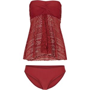 Lange bandeau tankini (2-dlg. set)