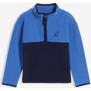 Fleece trui met ritssluiting