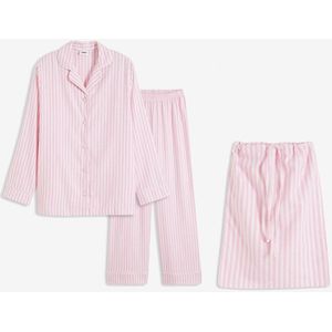 Geweven pyjama van flanel met cadeauzakje (3-dlg. set)