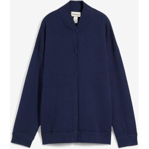 Oversized vest met merinowol