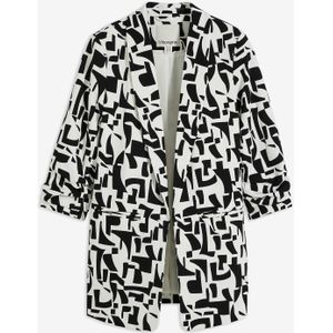 Lange blazer met print