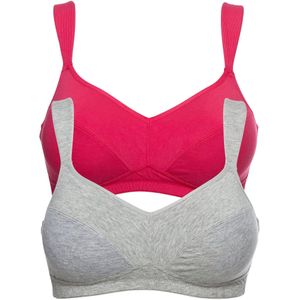 Bh zonder beugels met biologisch katoen (set van 2)