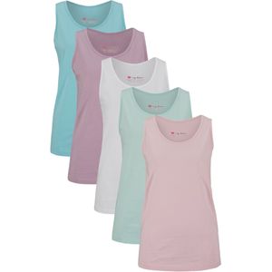 Katoenen longtop (set van 5)