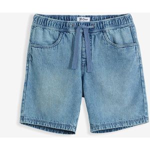 Lange instap jeans short, regular fit