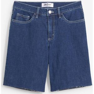 Mid waist jeans bermuda, straight