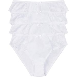 Slip met kant (set van 4)