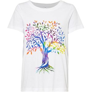 T-shirt met print van biologisch katoen