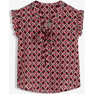 Gedessineerde blousetop