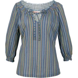 Gestreepte shirt tuniek, 3/4 mouw