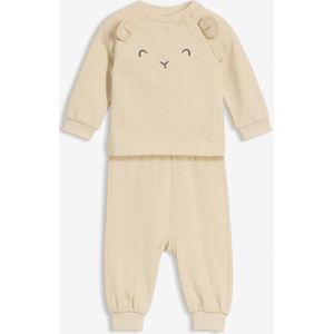 Sweater en broek met biologisch katoen (2-dlg. set)