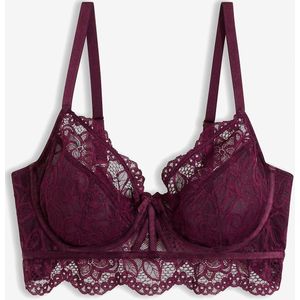 Longline bh met sierlijk kant