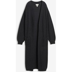 Lang vest met oversized schouders