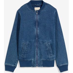 Spijkerbomber van puur katoen in blousonmodel