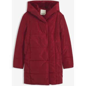 Gewatteerde jas met imitatiebont