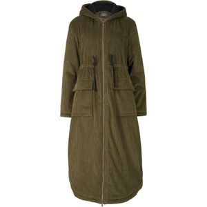 Lange Corduroy Jas - Teddy Fleece Capuchon - Blazers