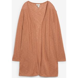 Lang vest, wordt open gedragen