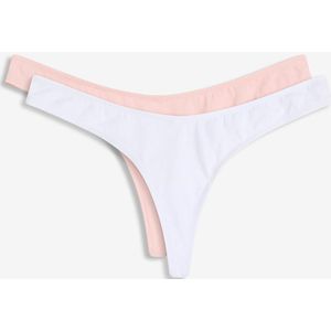 V-string met comfortabel katoen (set van 2)