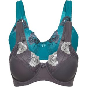 Minimizer bh met gewatteerde schouderbandjes. (set van 2)