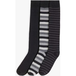 Thermo kniekousen met zacht frotté binnenin (3 paar)