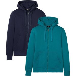 Sweatvest met capuchon (set van 2)