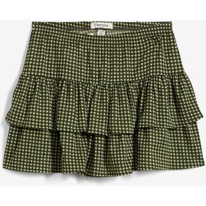 Strokenrok van gestructureerde crêpe