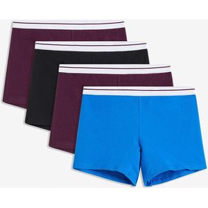 Dames boxers met biologisch katoen (set van 4)