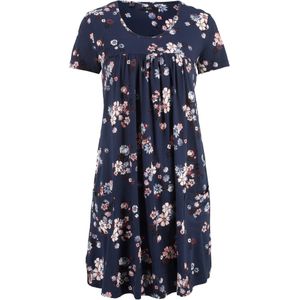 Korte jersey jurk in een zachte viscosemix