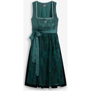 Dirndl met schort met borduursel (2-dlg. set)