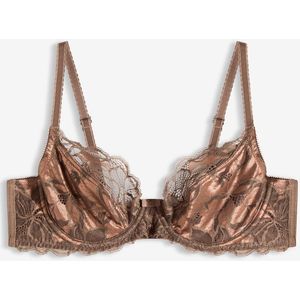 Bh met beugels van tweekleurig kant